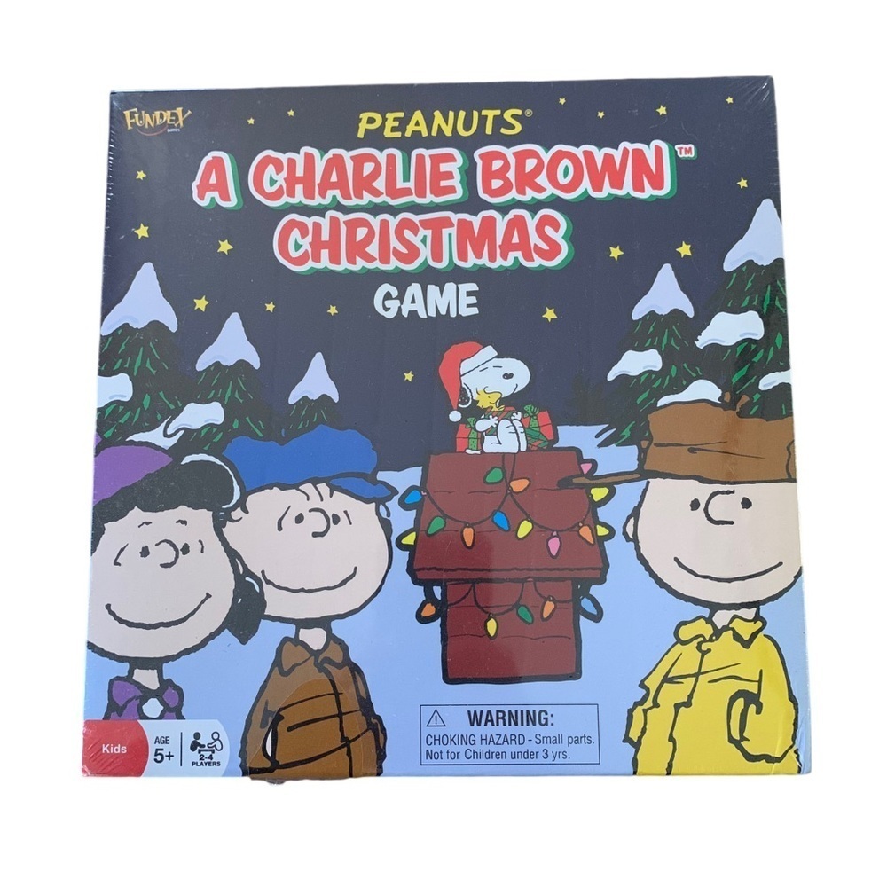 Peanuts 2009 A Charlie Brown Christmas Board Game Made in USA New